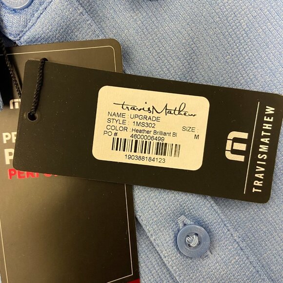 Travis Mathew Golf Polo - Blue - Picture 4 of 8